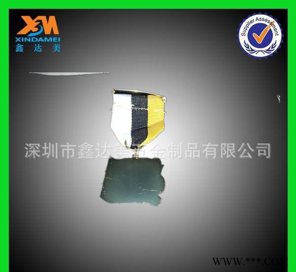 金属奖章奖牌定制 电镀勋章定做 开模具徽章制作空白通图2