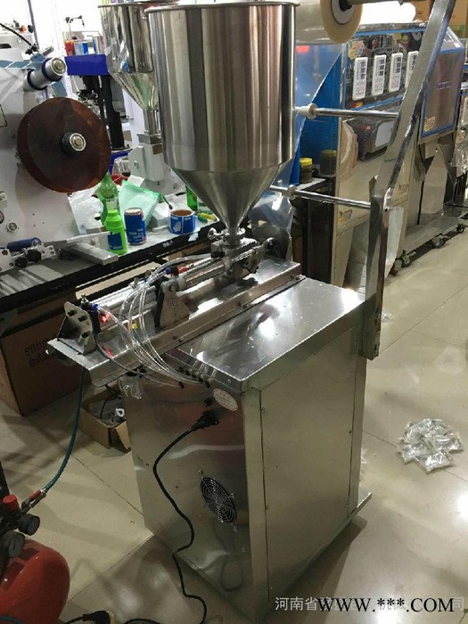 自动液体三边封包装机 膏体芝麻酱包装机 椒酱调料包立式无纺布膏体包装机小袋包图5