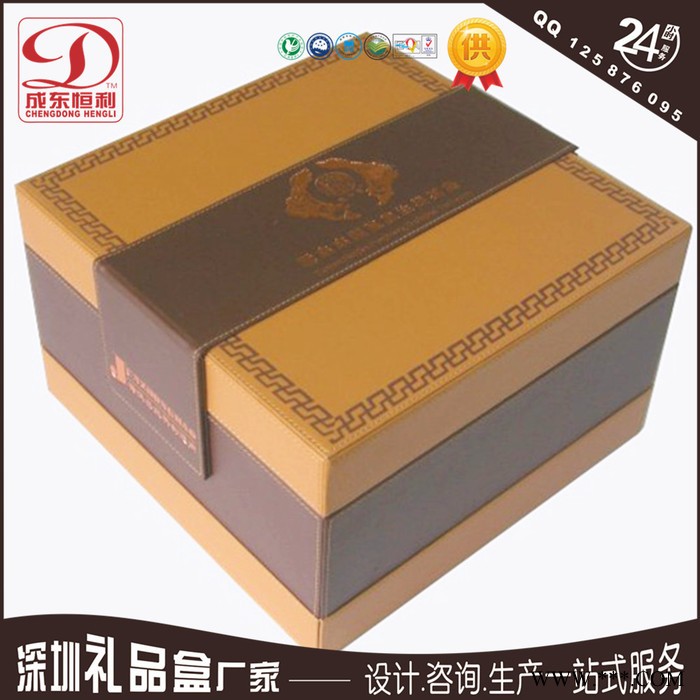 皮质礼品盒，徽章包装盒，木质奖牌奖章包装盒，礼品盒图3