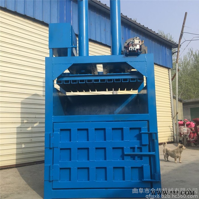 无纺布打包堆放不占地 手动填料塑料薄膜打包机 高密度挤压棉花捆包机图8