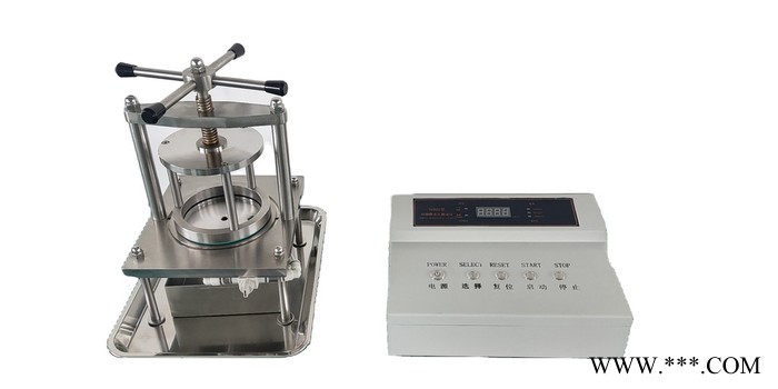 【研硕仪器】YG825耐静水压仪  非织造布渗水性测试仪篷布渗水性测试机 织物静水压测试仪 防护服静水压测试仪图2