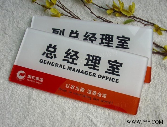 国艺5863 郑州亚克力科室牌定制加工图3