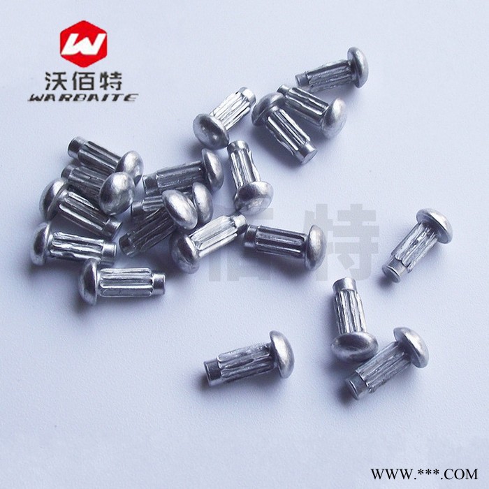 GB827 电机铭牌标牌铆钉 半圆头滚花铝铆钉 2.5/2x4x5x6/3x6x8/mm图3
