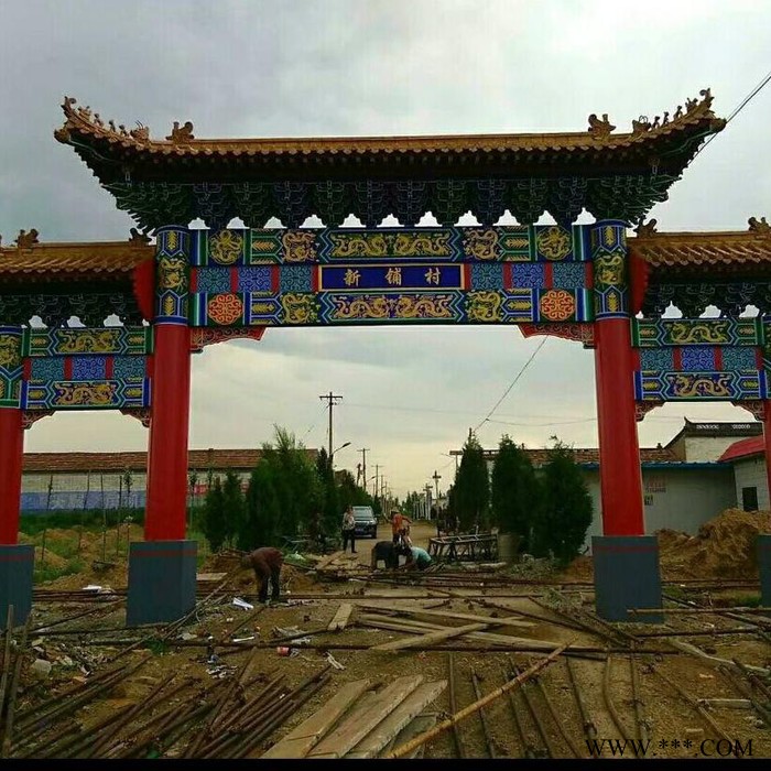 【如源】厂家定做楼层牌楼图4