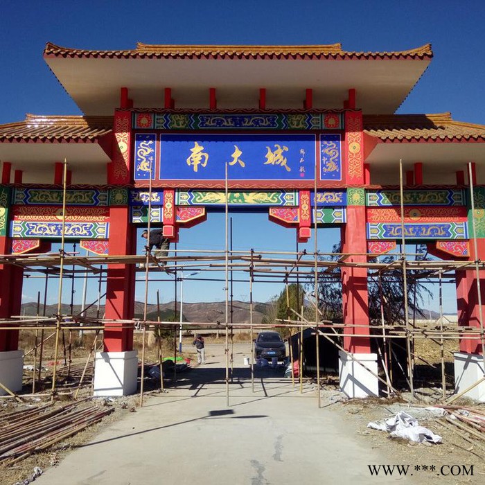 【如源】厂家定做楼层牌楼图3