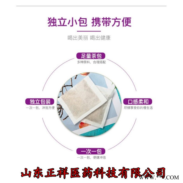 正祥医药 花茶 水果茶 袋泡茶 代加工 各种茶包 类型过滤纸无纺布 来料加工 养生茶 中药茶 配方定做 OEM贴牌定制图4