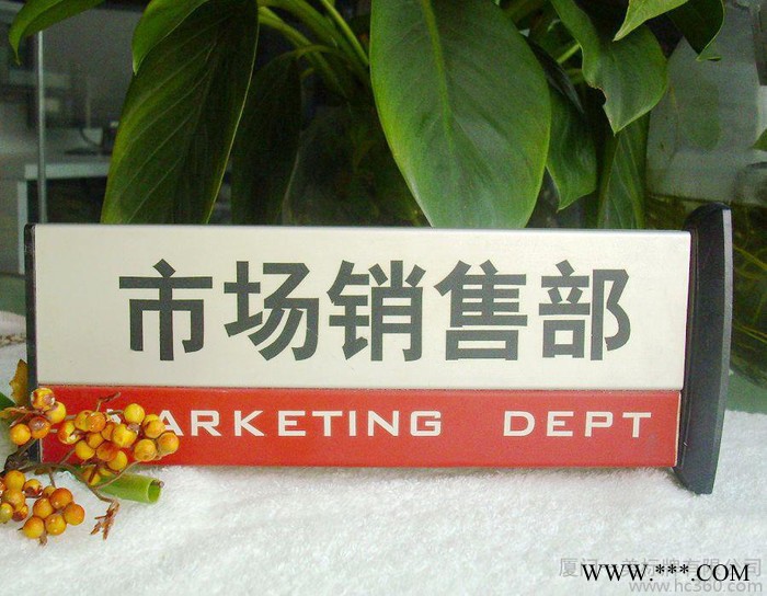 供应科室牌 铝型材科室牌 铝合金标识标牌 厦门标识牌图2