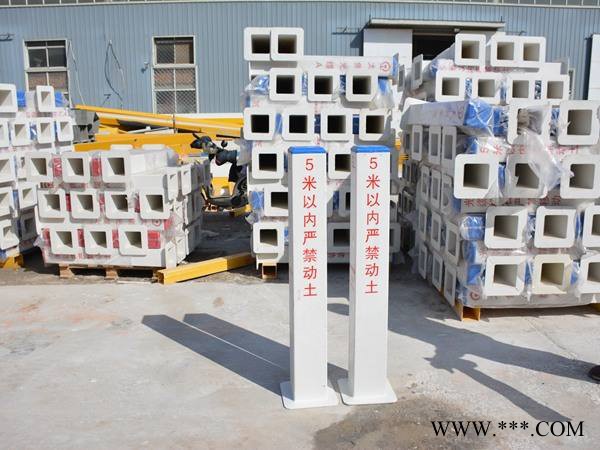 公益林标志桩 玻璃钢大气排放口标志桩 禁停标牌厂家图2