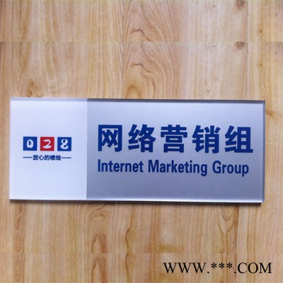 国艺1256 郑州亚克力科室牌定制加工图3