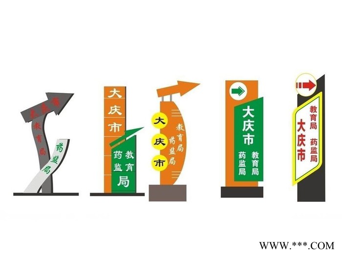 江苏飞通导向牌 导视指示牌 景区精神堡垒标识标牌制作图4