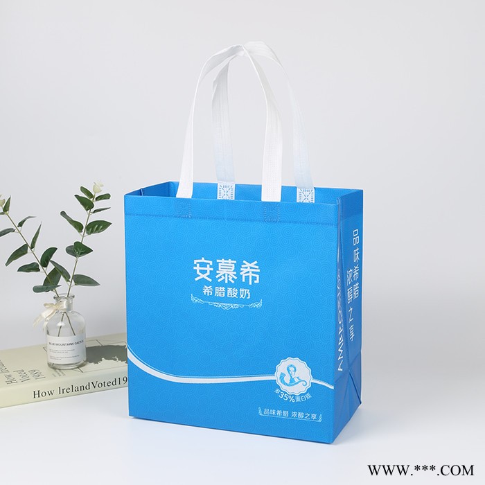 定制广告无纺布袋环保购物无纺布手提袋覆膜彩印无纺布手提袋定做图3