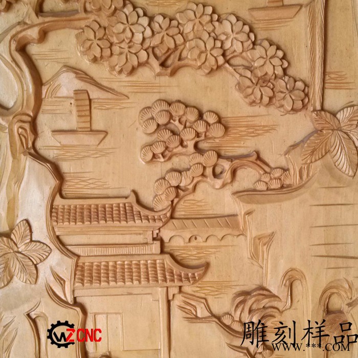 陕西木材雕刻机 木头标牌雕刻机 木工艺品雕刻机 木工雕花雕刻机包邮图2