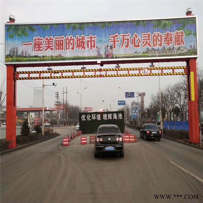 山东品良PLJX-0723公路广告牌限高架 远程智能遥控限高杆 限高栏厂家定制图3