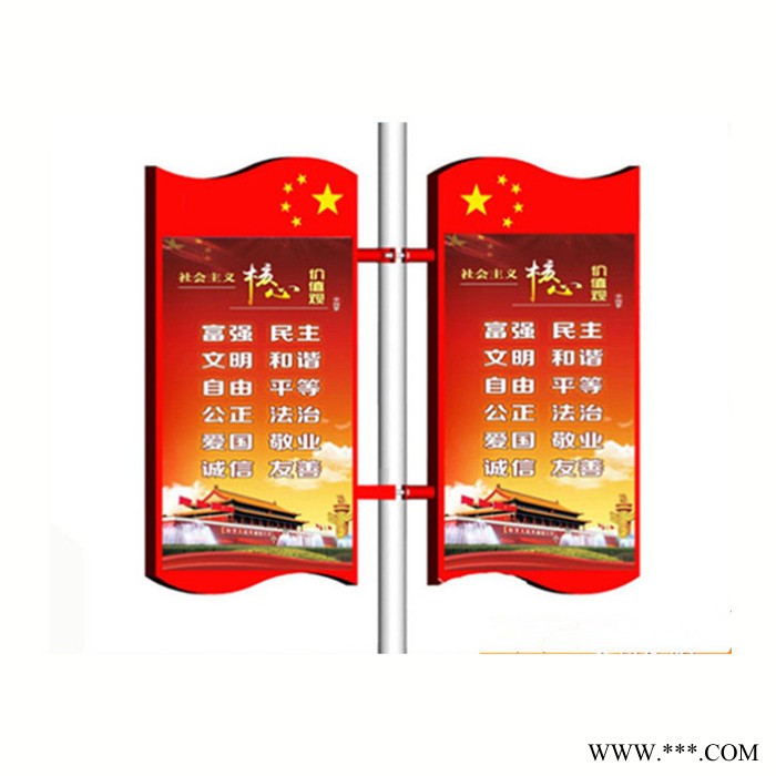 荣华 灯杆灯箱 广告牌 抗风防水 耐腐蚀图4