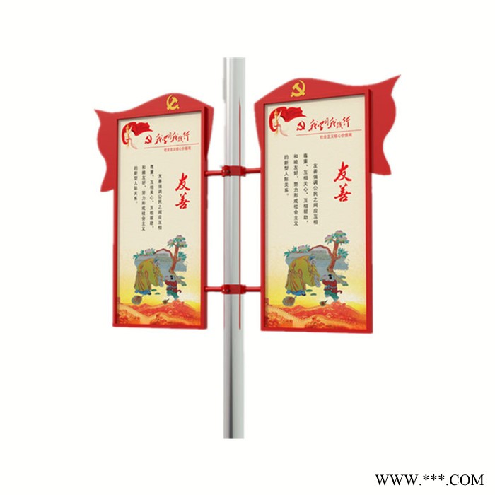 荣华 灯杆灯箱 广告牌 抗风防水 耐腐蚀图6
