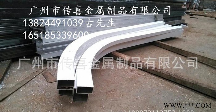 建筑户外广告牌装饰型材氟碳木纹铝方通装饰材料图2