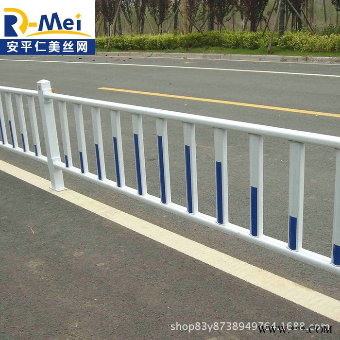 【仁美】锌钢道路护栏 市政隔离防护安全护栏 广告牌护栏 马路反光护栏图3