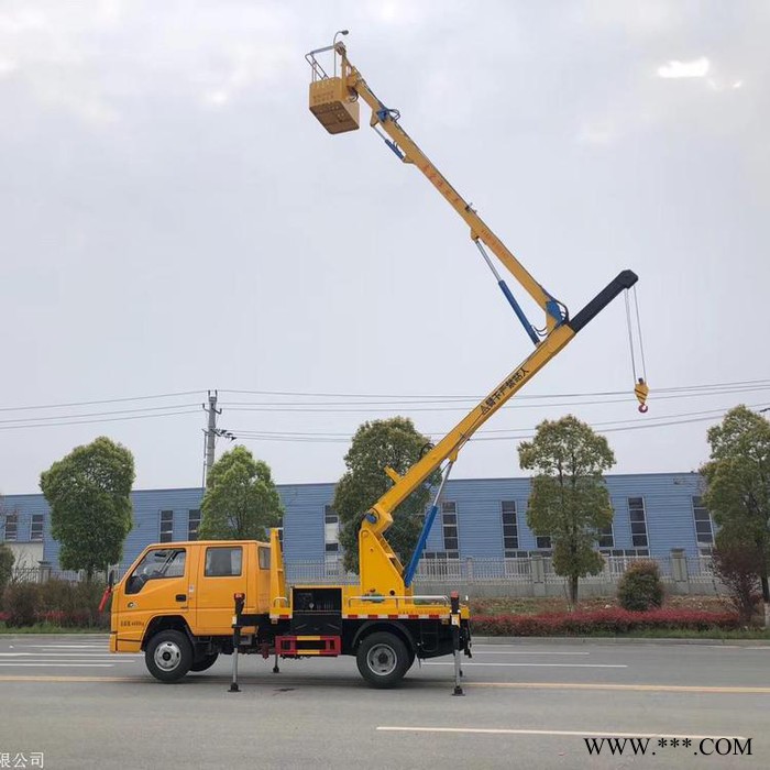 德信广告牌安装高空车 路灯维修高空作业车 曲臂式高空作业车图6