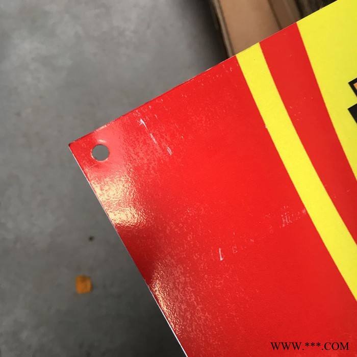 消防栓专用贴牌 安全说明金属标牌  四角打孔直销订制图2