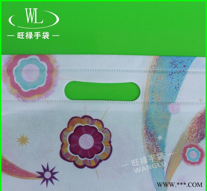广告宣传无纺布覆膜电压袋 冲孔服装无纺布包装袋 无纺布手挽袋图3