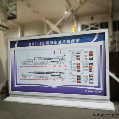 汕头阅报栏灯箱户外不锈钢广告牌制作广告牌社区宣传栏橱窗定制