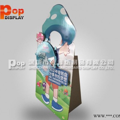 直销卡通广告宣传纸立牌，动漫人形纸广告牌，纸立牌