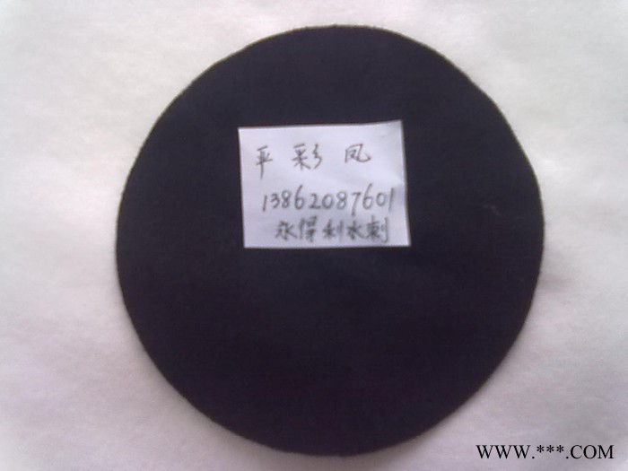 供应黑纤维水刺无纺布 黑色无纺布图3