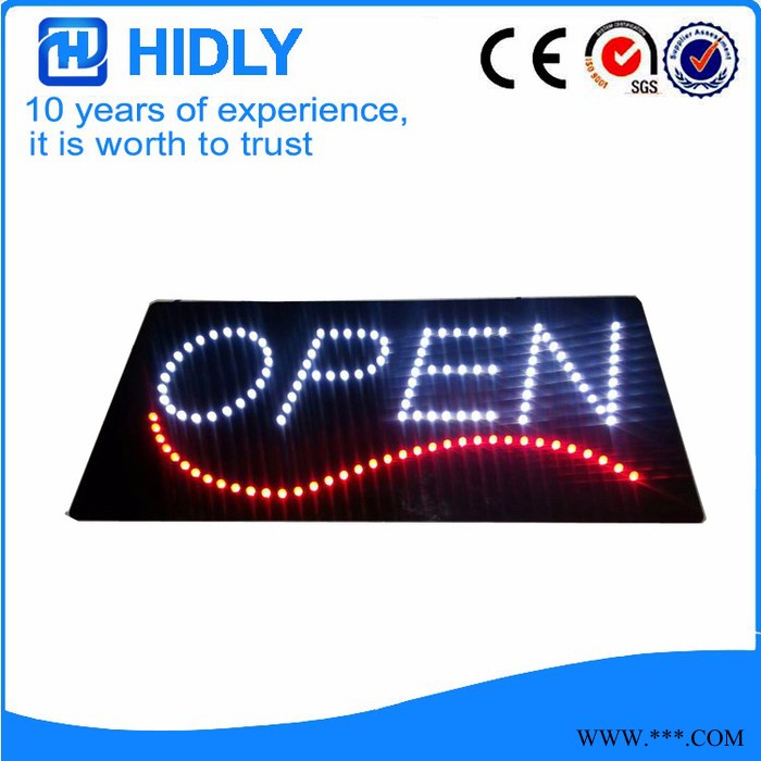 厂家批发供应led  open 高亮广告牌图2