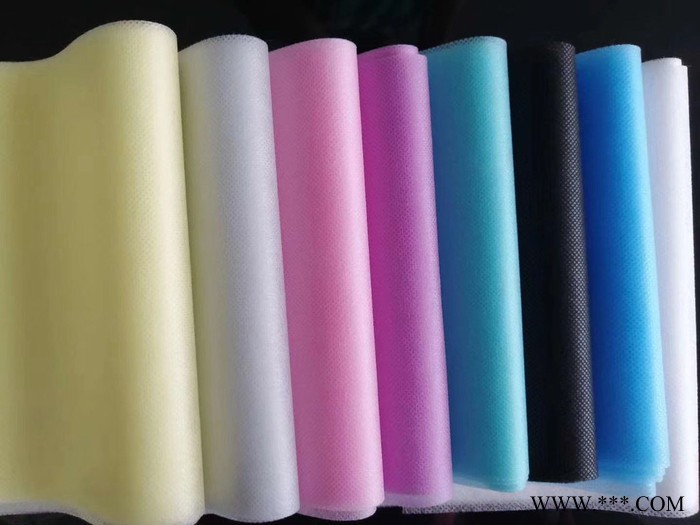 **现货供应印花双S 175 25g彩色无纺布 颜色规定可定制 粉色无纺布