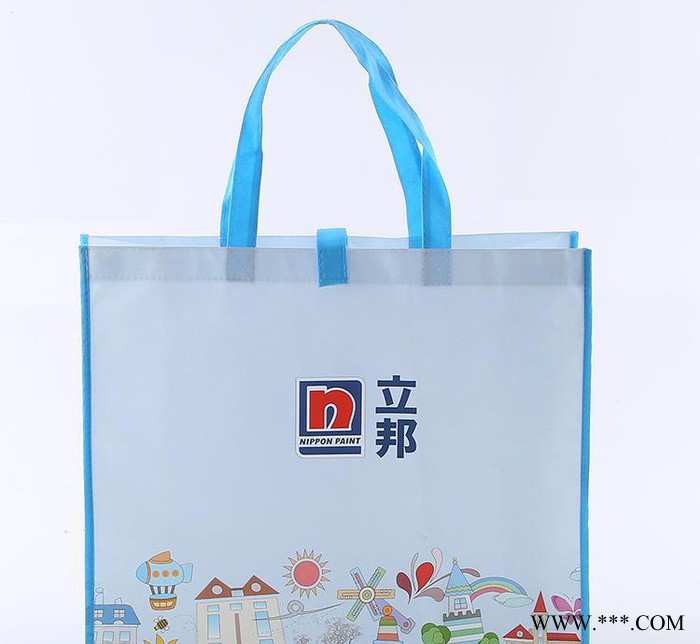 专业无纺布袋定制** 广告环保无纺布覆膜袋图2