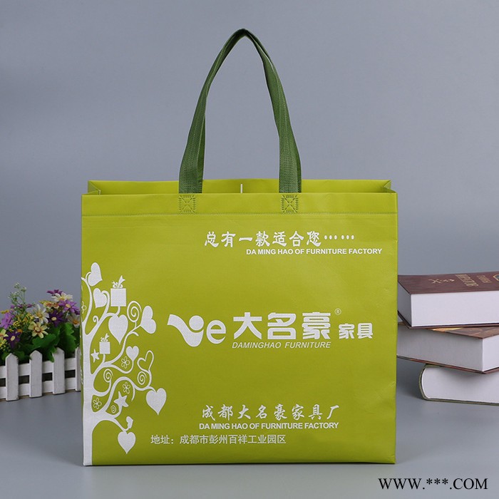 工厂直销 无纺布购物袋定做 广告宣传覆膜无纺布袋 可印刷logo图3