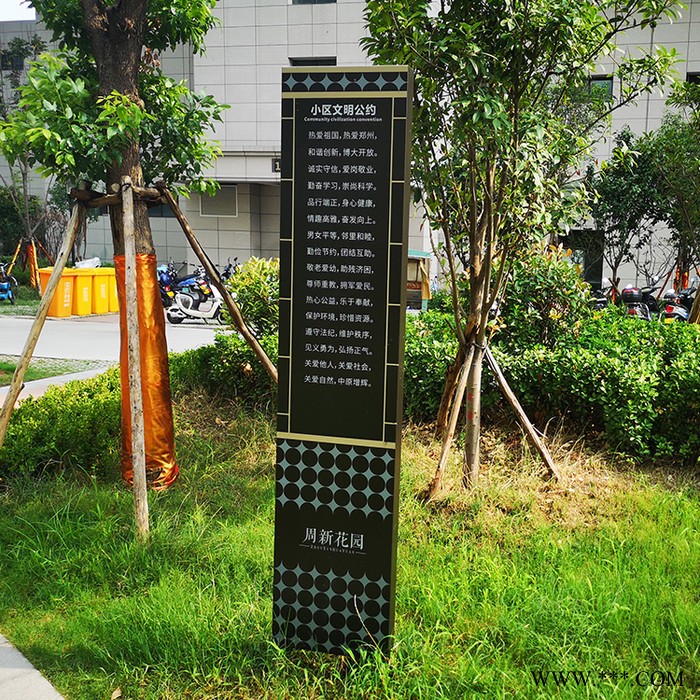 前期标识地产标识标牌 标识标牌定制  标识标牌设计 指示牌 导视牌 郑州标识标牌图6
