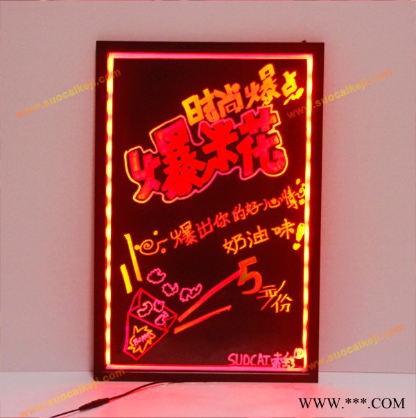 索彩手写LED荧光板 地摊广告牌 夜市商场手写发光招牌图4