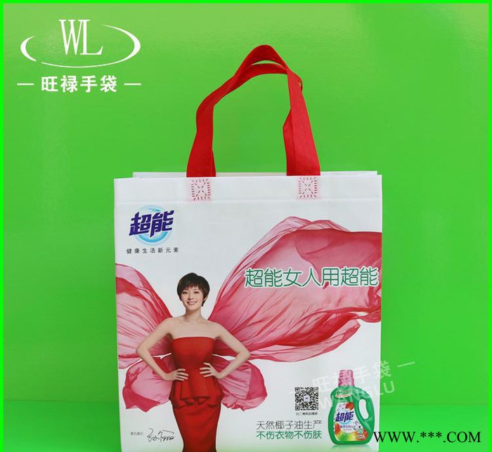 订做腹膜无纺布手提袋 彩印覆膜购物礼品袋 广告淋膜无纺布环保图2