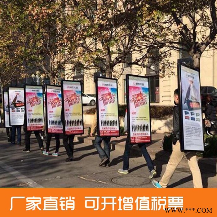 背包灯箱LED广告牌可移动广告灯箱广告画框房地产推销广告牌 LED背包灯箱图2