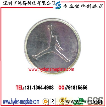 定制体育标牌 印刷冲凸标牌