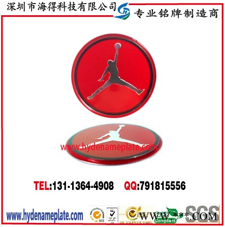 定制体育标牌 印刷冲凸标牌图2