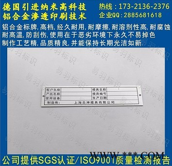 标牌、铭牌、铝牌图3