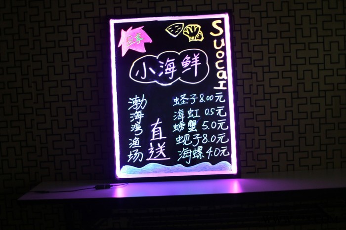 80*60 企业led写字板 LED企业年会促销广告板 连锁餐厅手写广告牌图4