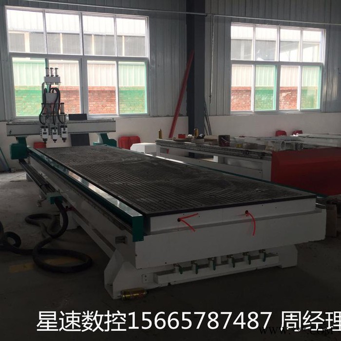 双工位三工序木工雕刻机 星速双工位三工序广告牌雕刻机图6