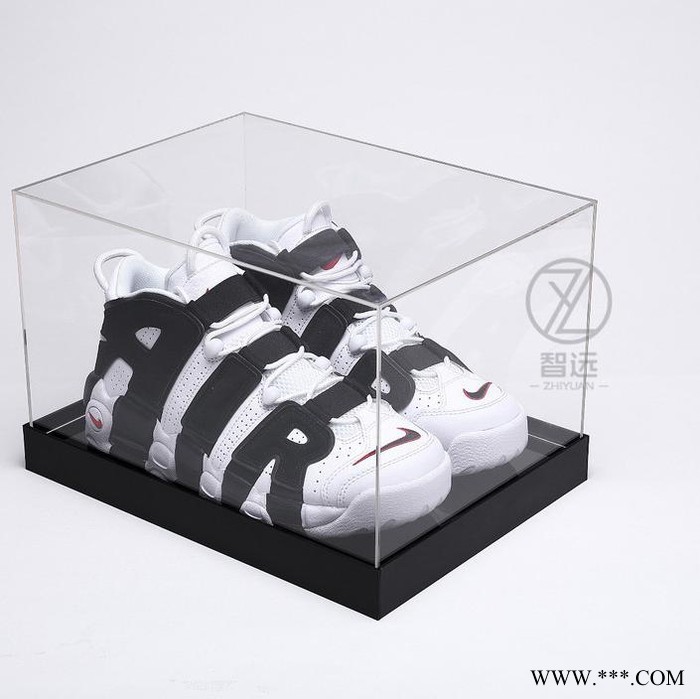 亚克力篮球鞋盒有机玻璃男士球鞋收纳盒镜面展示鞋盒大型广告牌、导示牌、化妆品架、展示架图1