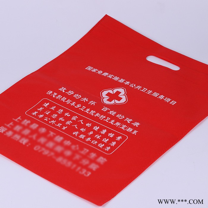海霞无纺布  无纺布平口冲孔四指袋礼品工艺品包装袋 批发可按需定制规格图5