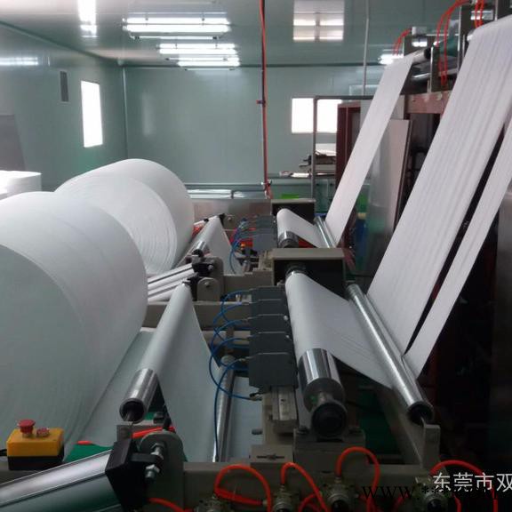 双驰咨询厂家 广东**全自动无纺布湿巾机   无纺布婴儿湿巾机  80片无纺布湿巾机  湿巾折叠机图2