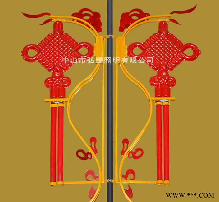户外防水中国结广告牌灯箱，城市道路亮化led中国结路灯**图3