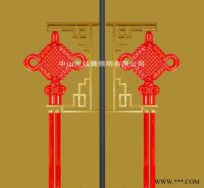 户外防水中国结广告牌灯箱，城市道路亮化led中国结路灯**图1