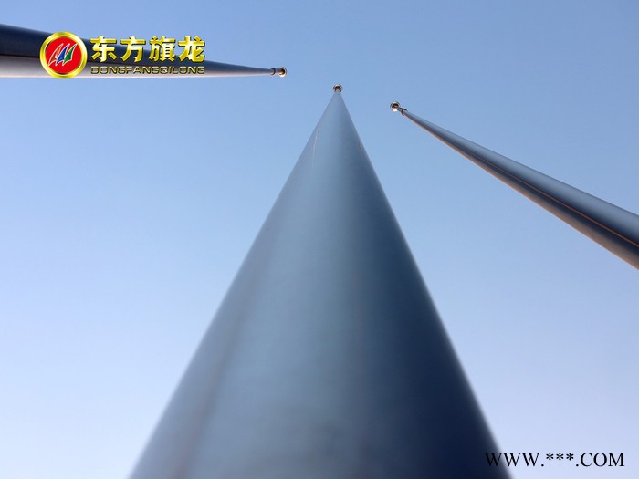 旗杆户外不锈钢公司企业定制学校锥形8米9米12米升降旗帜图6
