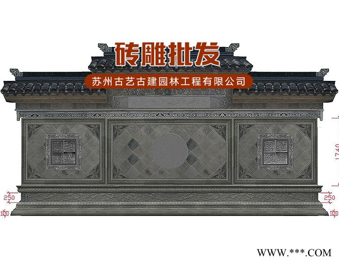 东莞古建山水雕刻金砖耐腐蚀牌坊图2