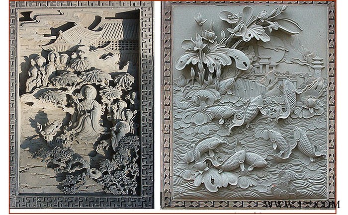 东莞古建山水雕刻金砖耐腐蚀牌坊图3