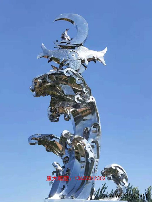 湖北康大雕塑 旗帜雕塑  卡通雕塑雕塑过程图2