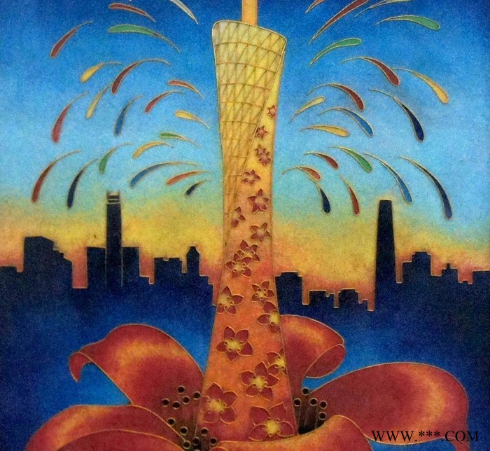 品粤 广州珐琅 景泰蓝工艺画 芯高度 商务礼品选择图2